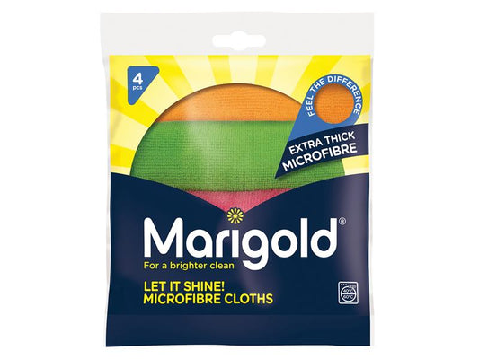 Marigold Let It Shine! Microfibre Cloths x 4 MGD150442