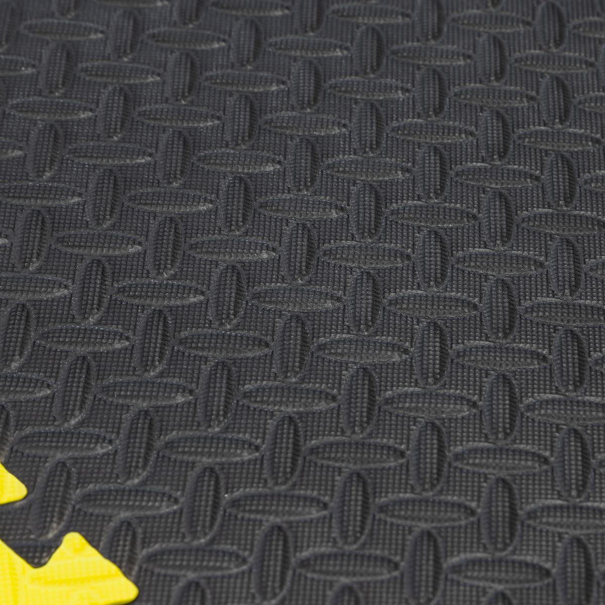 Sealey Interlocking EVA Foam Workshop Mat Set 1240 x 1825mm with Hi-Vis Edges MIC1218Y3