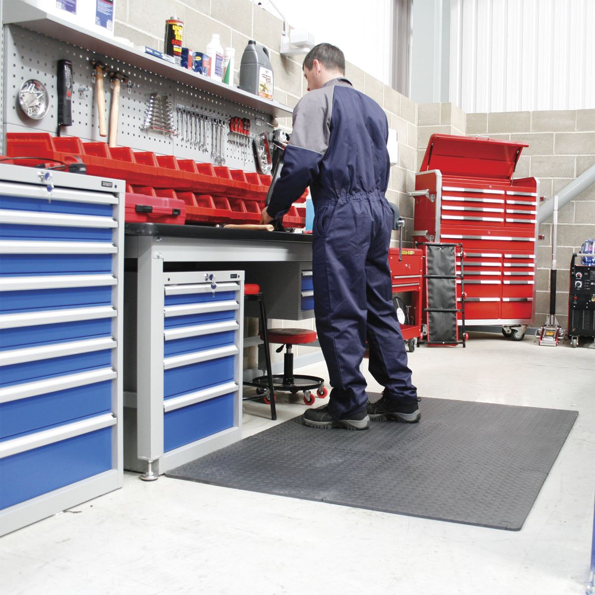 Sealey Interlocking EVA Foam Workshop Mat Set 1200 x 1800mm MIC1218