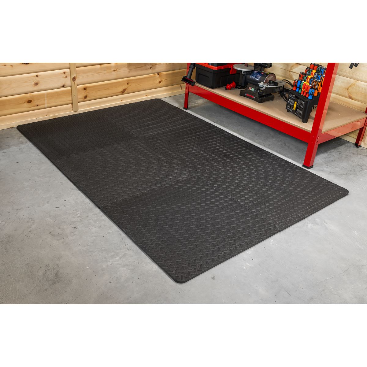 Sealey Interlocking EVA Foam Workshop Mat Set 1200 x 1800mm MIC1218