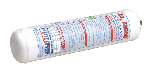 Sealey Gas Cylinder Disposable Carbon Dioxide/Argon 100g MIG/MIX/100