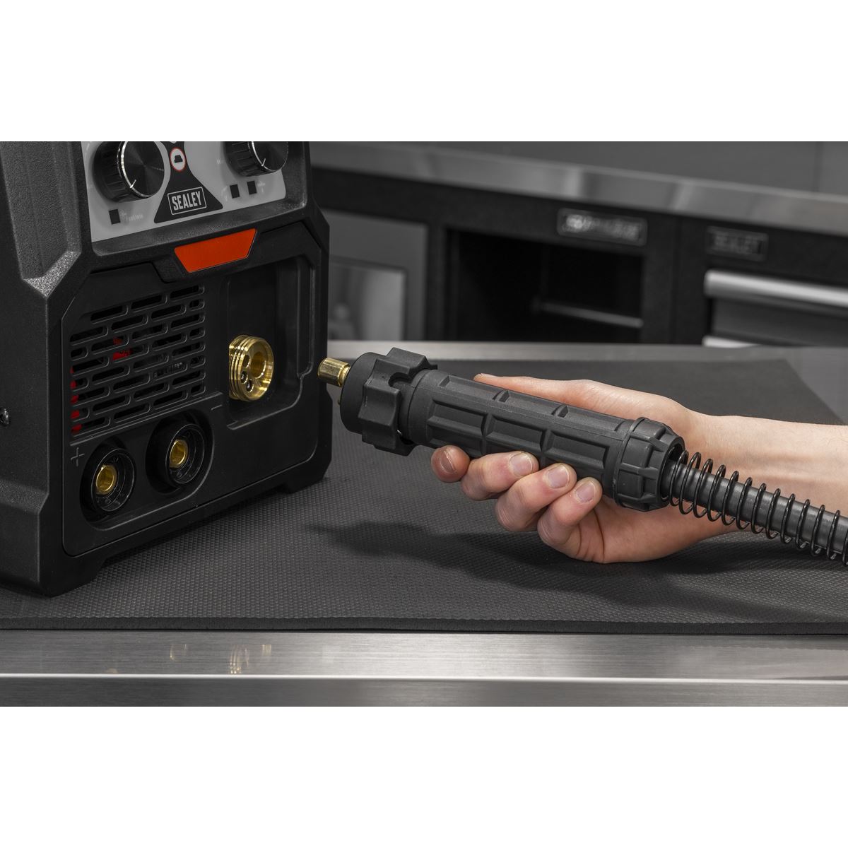 Sealey MIG TIG & MMA ARC STICK Inverter Welder 200A 230V MIG Torch 2.8m MIG200i