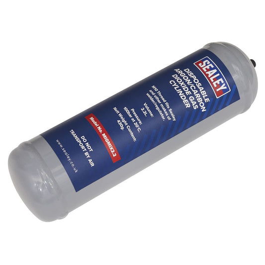 Sealey 430g Disposable Argon/Carbon Dioxide Gas Cylinder MIGMIX2.2