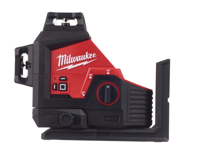 Milwaukee Power Tools M12™ 3PL-0C Green 360° 3 Plane Laser 12V Bare Unit MILM123PL0C