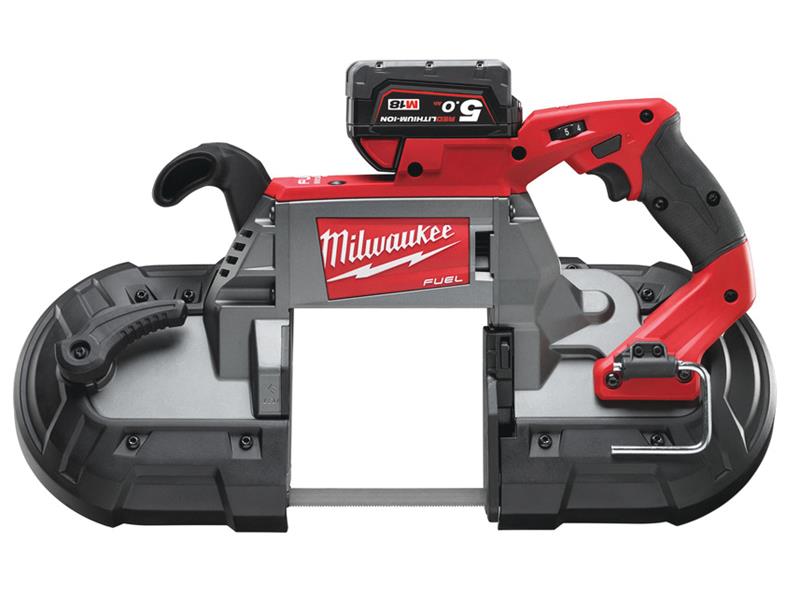 Milwaukee Power Tools M18 CBS125-502C FUEL™ Deep Cut Bandsaw 18V 2 x 5.0Ah Li-ion MILM18CBS125