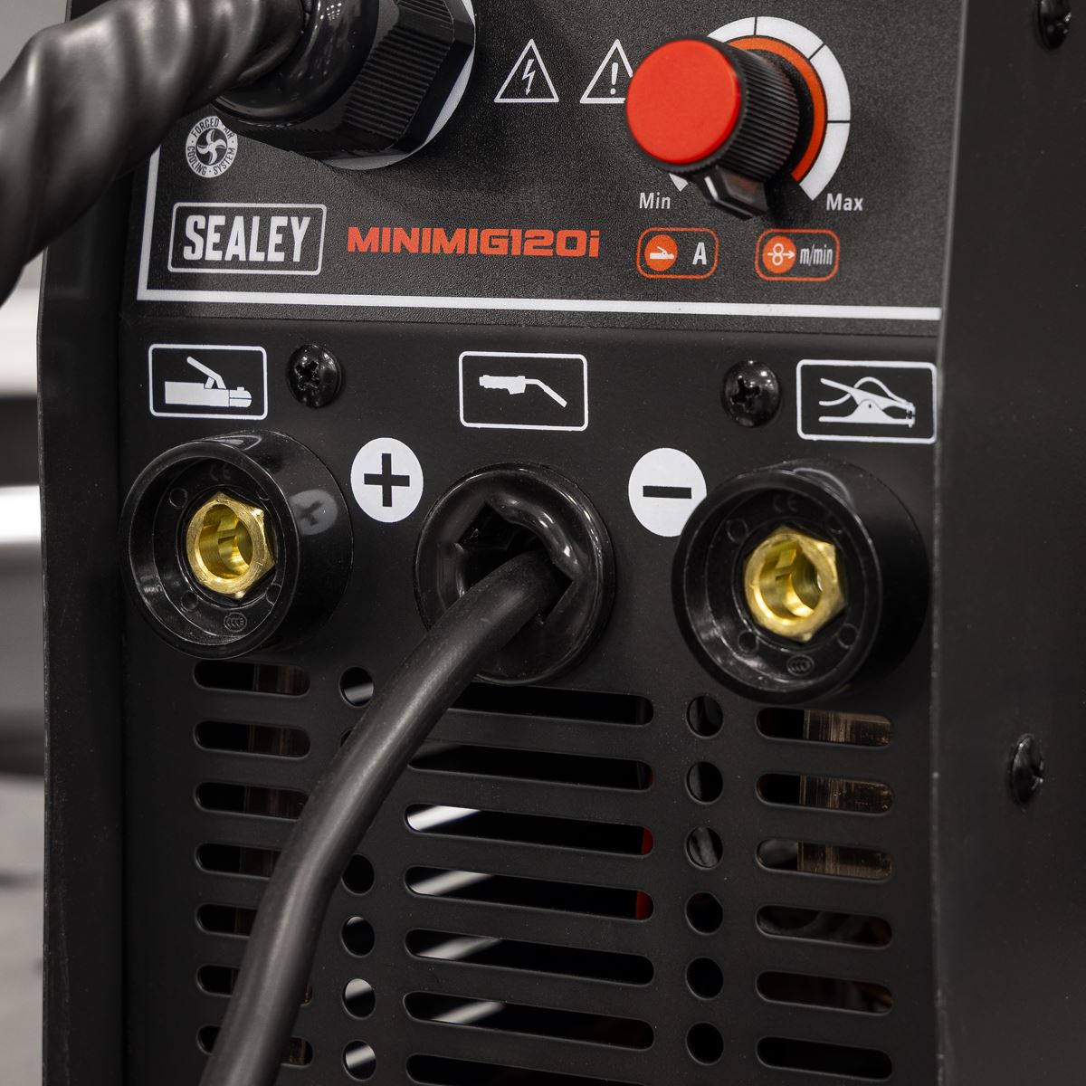 Sealey MIG TIG & MMA ARC STICK Inverter Welder 120A 230V Torch 1.4m MINIMIG120i