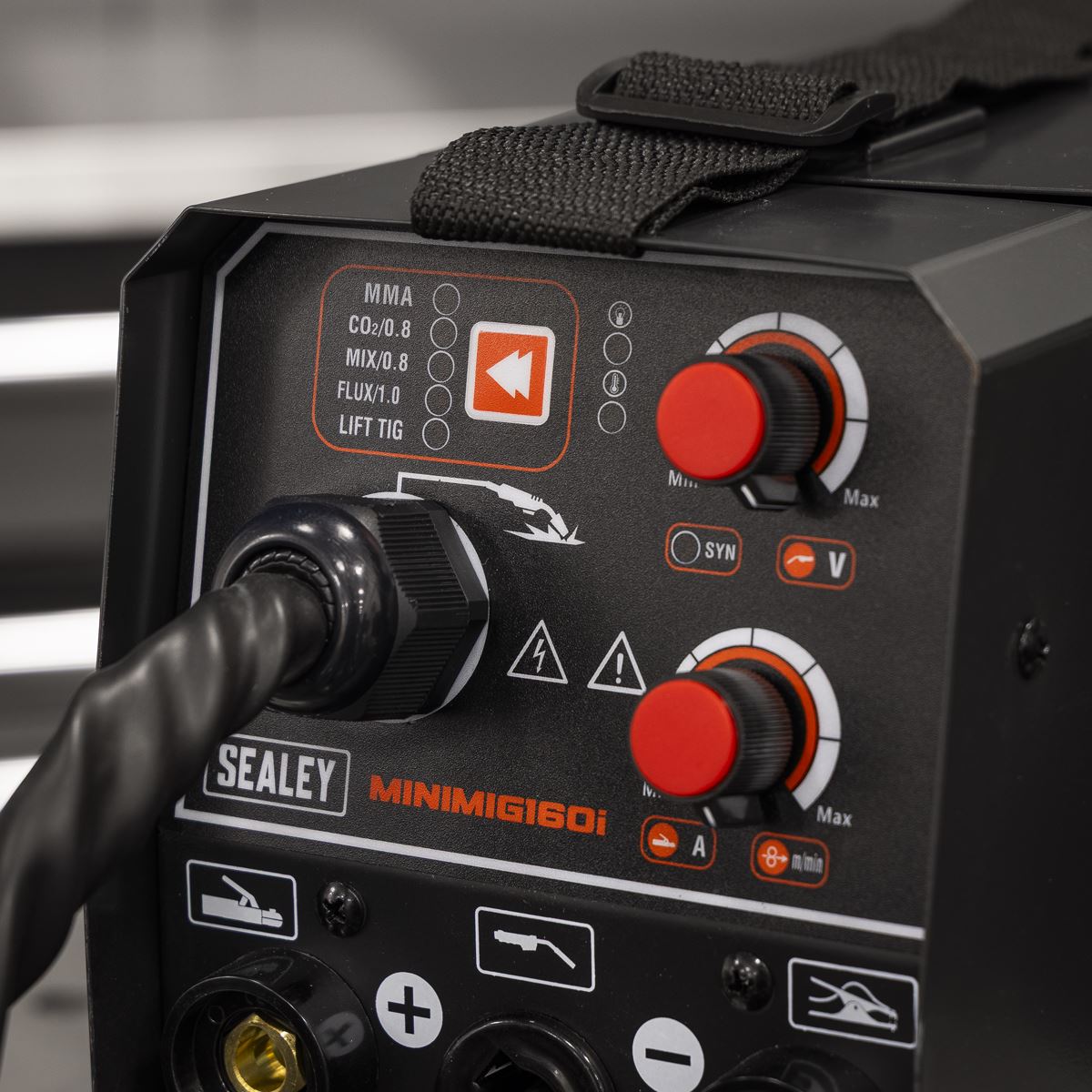 Sealey MIG TIG & MMA ARC STICK Inverter Welder 160A 230V Torch 1.4m MINIMIG160i