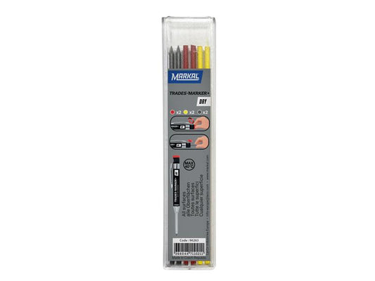 Markal TRADES-MARKER® DRY Assorted Refills (Pack 6) MKL96263