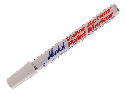 Markal Paint-Riter® Valve Action® Paint Marker White MKL96800C