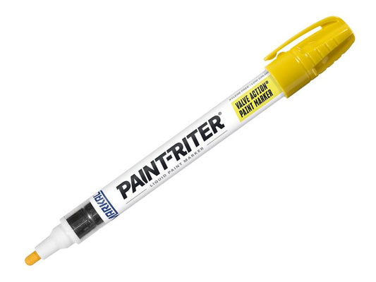 Markal Paint-Riter® Valve Action® Paint Marker Yellow MKL96801C