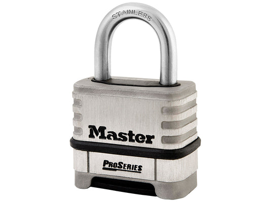 Master Lock ProSeries® Stainless Steel 4-Digit 57mm Padlock MLK1174D