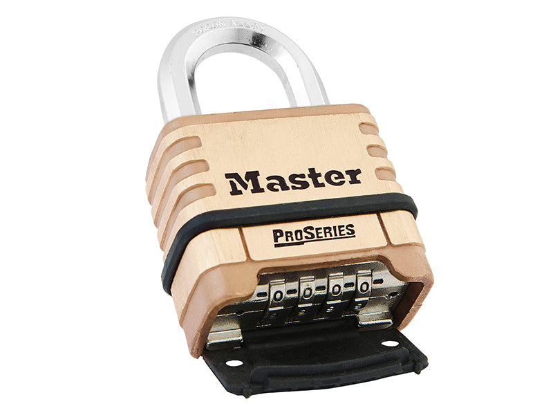 Master Lock ProSeries® Brass 4 Digit Padlock 57mm MLK1175D