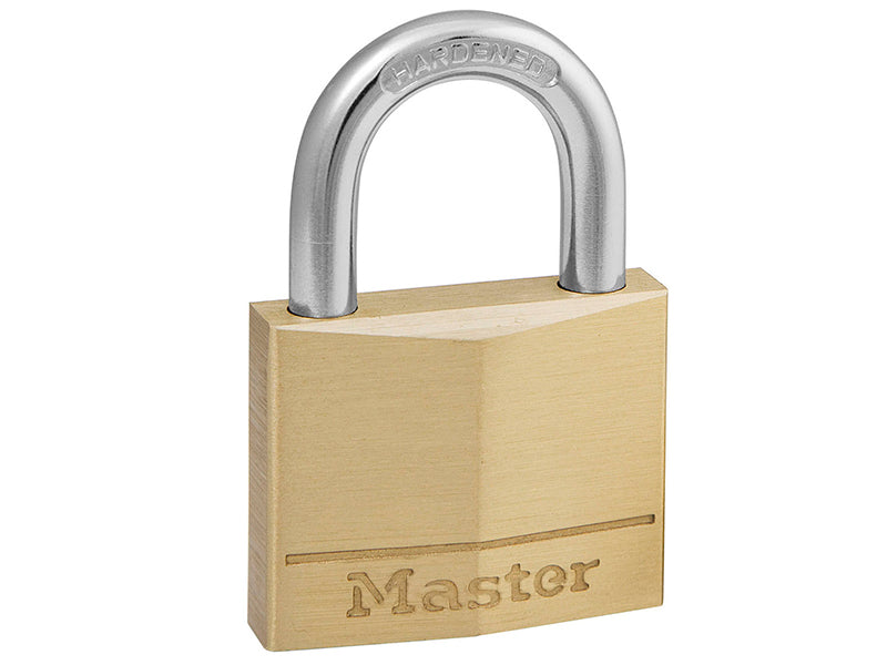 Master Lock Solid Brass 40mm Padlock 4-Pin MLK140