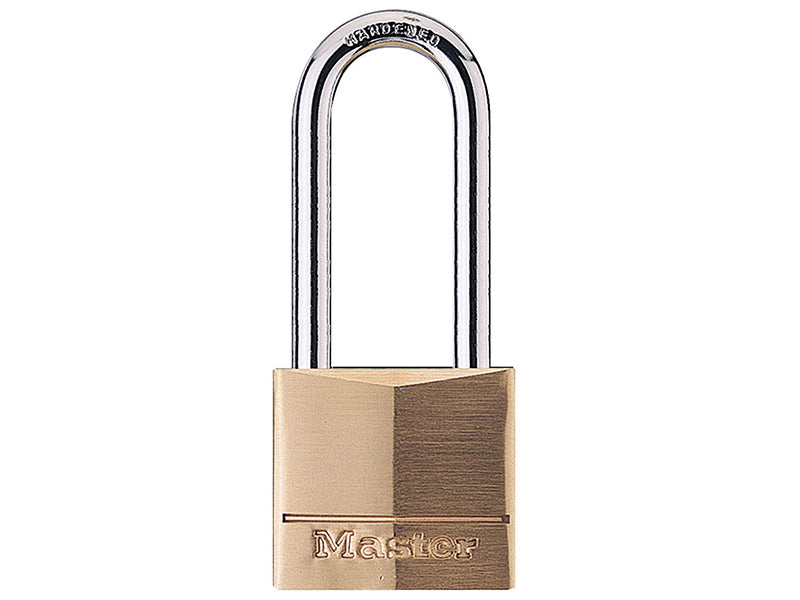 Master Lock Solid Brass 40mm Padlock 4-Pin - 51mm Shackle MLK140LH