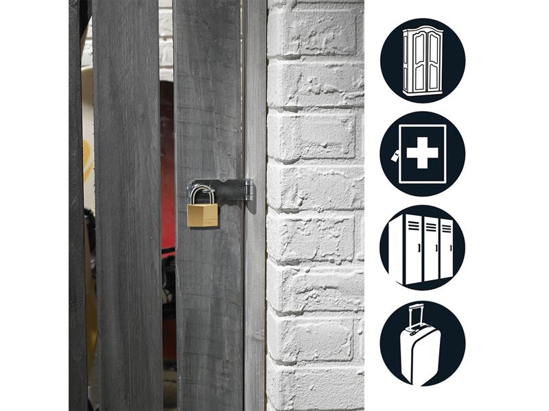 Master Lock Solid Brass 50mm Padlock 5-Pin MLK150