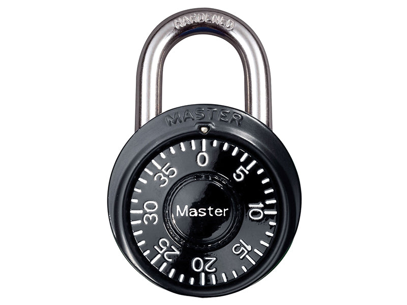 Master Lock Stainless Steel Fixed Dial Combination 38mm Padlock MLK1533