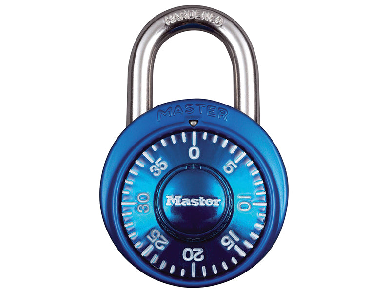 Master Lock Stainless Steel Fixed Dial Combination 38mm Padlock MLK1533
