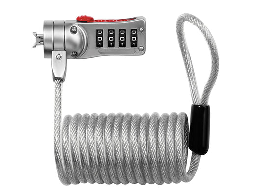 Master Lock Combi Computer Cable Lock 1.8m x 5mm MLK2120E