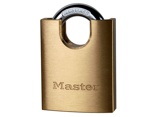 Master Lock Solid Brass 50mm Padlock 5-Pin Shrouded Shackle MLK2250