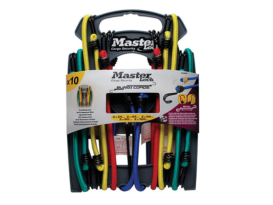 Master Lock Twin Wire™ Bungee Organiser 10 Piece MLK3043E