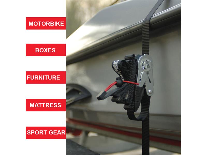 Master Lock Ratchet Tie-Down S-Hooks 4.25m 4 Piece MLK3056E