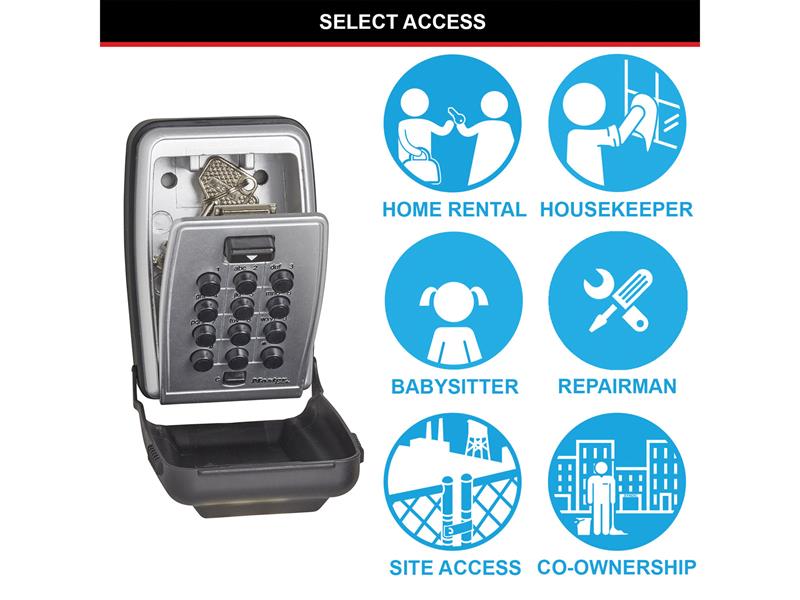 Master Lock 5423E Push Button Select Access® Key Safe MLK5423E