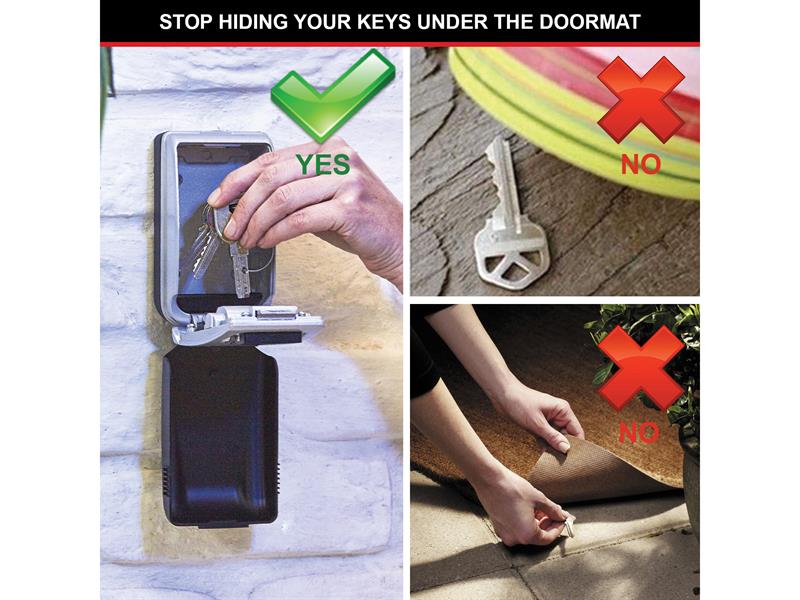 Master Lock 5425E Light Up Dial Select Access® Wall Mounted Key Box MLK5425E