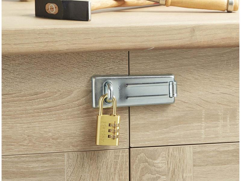 Master Lock Brass Finish 30mm 3-Digit Combination Padlock MLK630