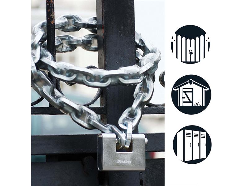 Master Lock Armoured 80mm Zinc Body Shutter Padlock MLK680
