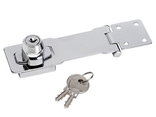 Master Lock Chrome Plated Steel Locking Hasp 118mm MLK725