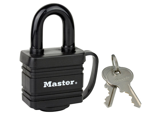 Master Lock Weather Tough® Black Finish 40mm Padlock MLK7804