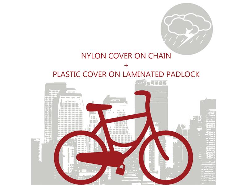 Master Lock Weather Tough 40mm Padlock & Chain 90cm x 6mm MLK8390PRO