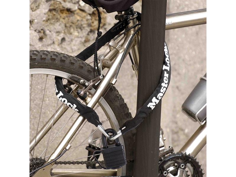 Master Lock Weather Tough 40mm Padlock & Chain 90cm x 6mm MLK8390PRO