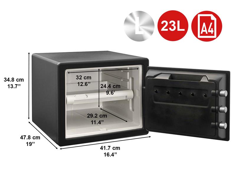 Master Lock Next Generation Fire Safe Water Resistant Capacity 22L MLKFPW082FTC