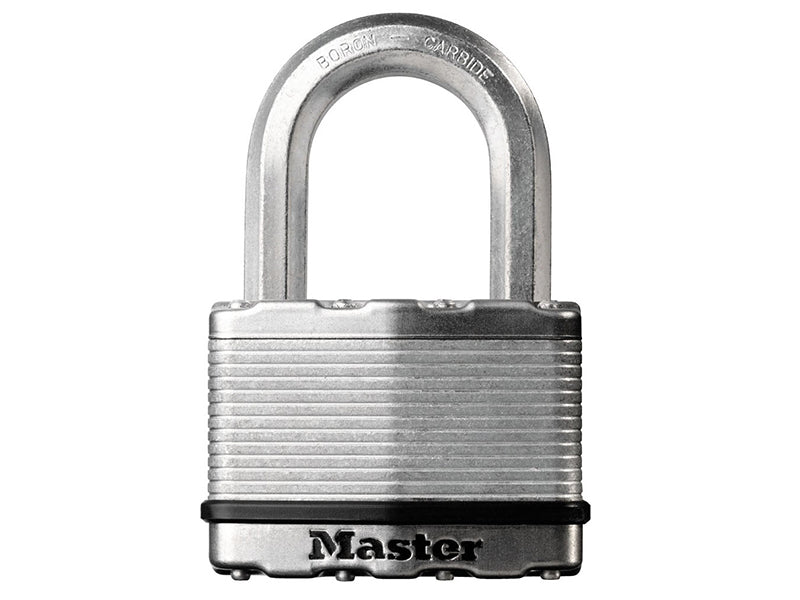 Master Lock Excell™ Laminated Steel 50mm Padlock 4-Pin - 25mm Shackle MLKM5