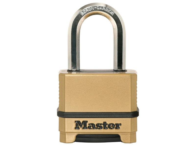 Master Lock Excell™ 4-Digit Combination 50mm Padlock - 38mm Shackle MLKM175LF