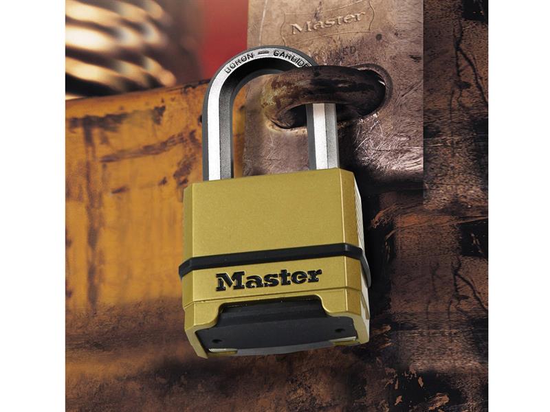 Master Lock Excell™ 4-Digit Combination 50mm Padlock - 38mm Shackle MLKM175LF