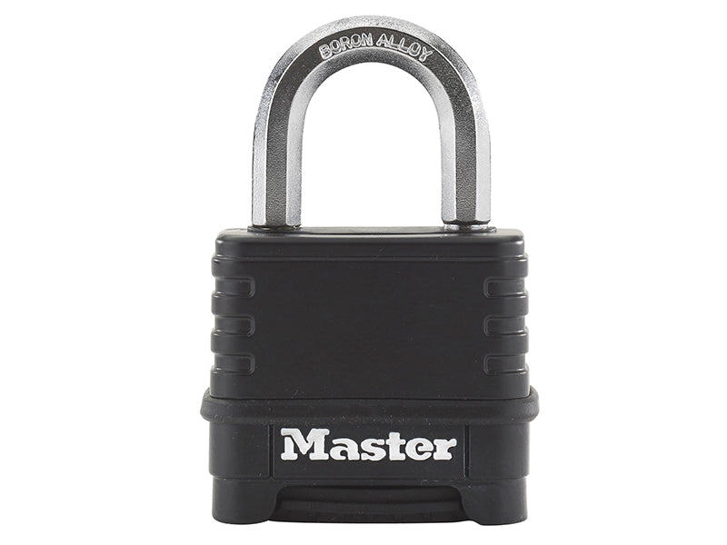 Master Lock Excell™ 4-Digit Black Finish Combination 50mm Padlock MLKM178