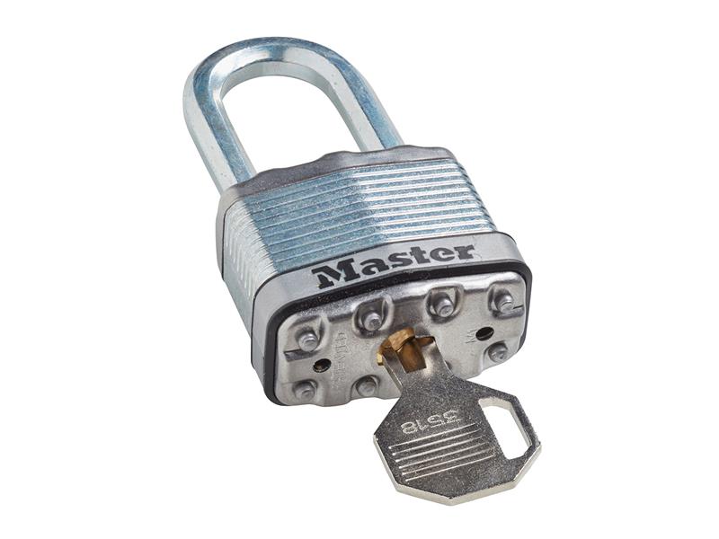 Master Lock Excell™ Laminated Steel 45mm Padlock 4-Pin - 38mm Shackle MLKM1LF