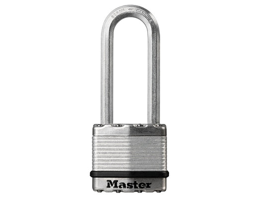 Master Lock Excell™ Laminated Steel 45mm Padlock - 64mm Shackle MLKM1LJ