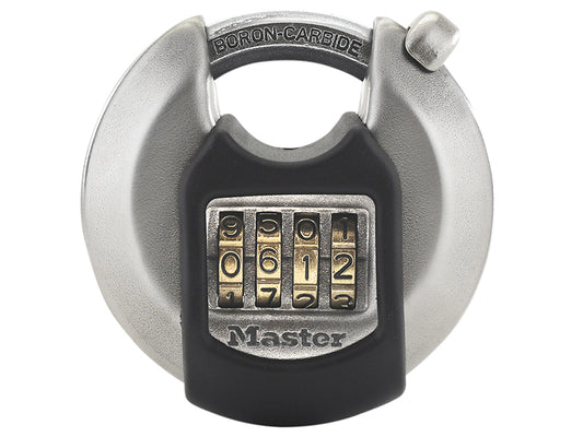 Master Lock Excell™ Discus 4-Digit Combination 70mm Padlock MLKM40NUM