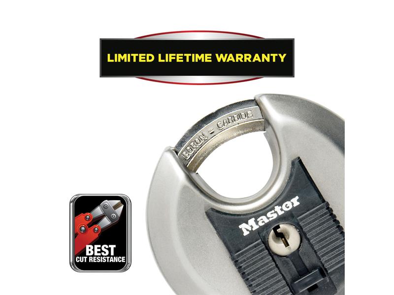 Master Lock Excell™ Stainless Steel Discus 70mm Padlock MLKM40