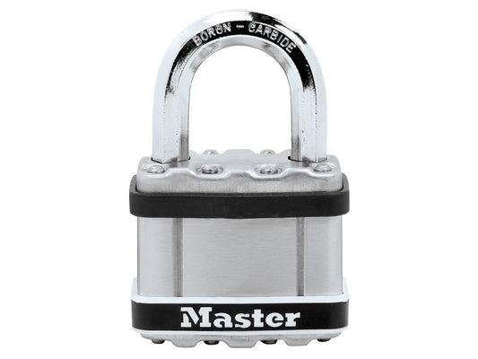Master Lock Excell™ Laminated Stainless Steel 51mm Padlock MLKM5ESTSCC