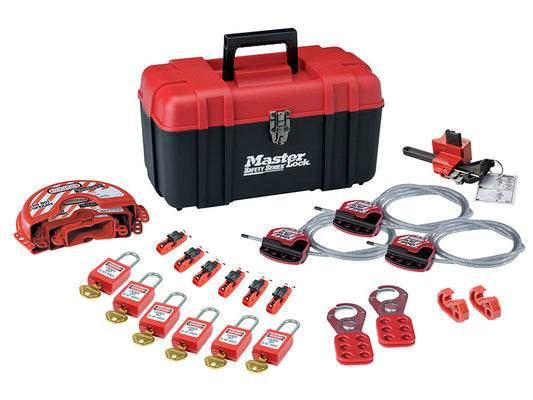 Master Lock Valve & Electrical Lockout Toolbox Kit 23-Piece MLKS1117VKA