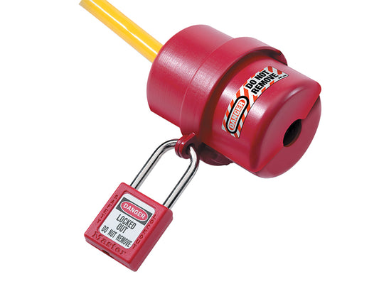 Master Lock Lockout Electrical Plug Cover Small for 120V - 240V MLKS487