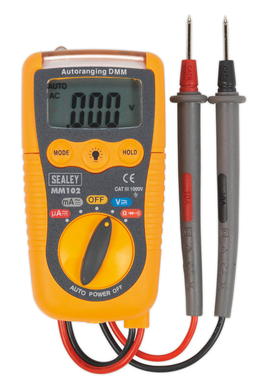Sealey Professional Auto-Ranging Digital Multimeter MM102