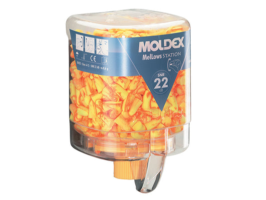Moldex Disposable Foam Earplugs MelLows® Station SNR 22 dB (250 Pairs) MOL7625