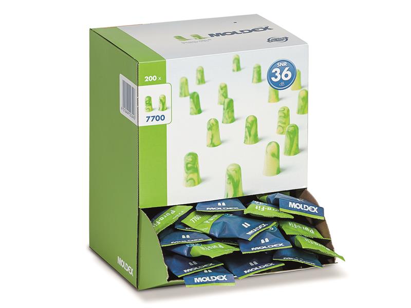 Moldex Pura-Fit® Earplugs SNR 36 dB (200 Pairs) MOL770001