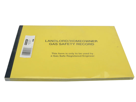 Monument 532P Gas Safe® Landlords Gas Safety Record Pad of 50 MON532