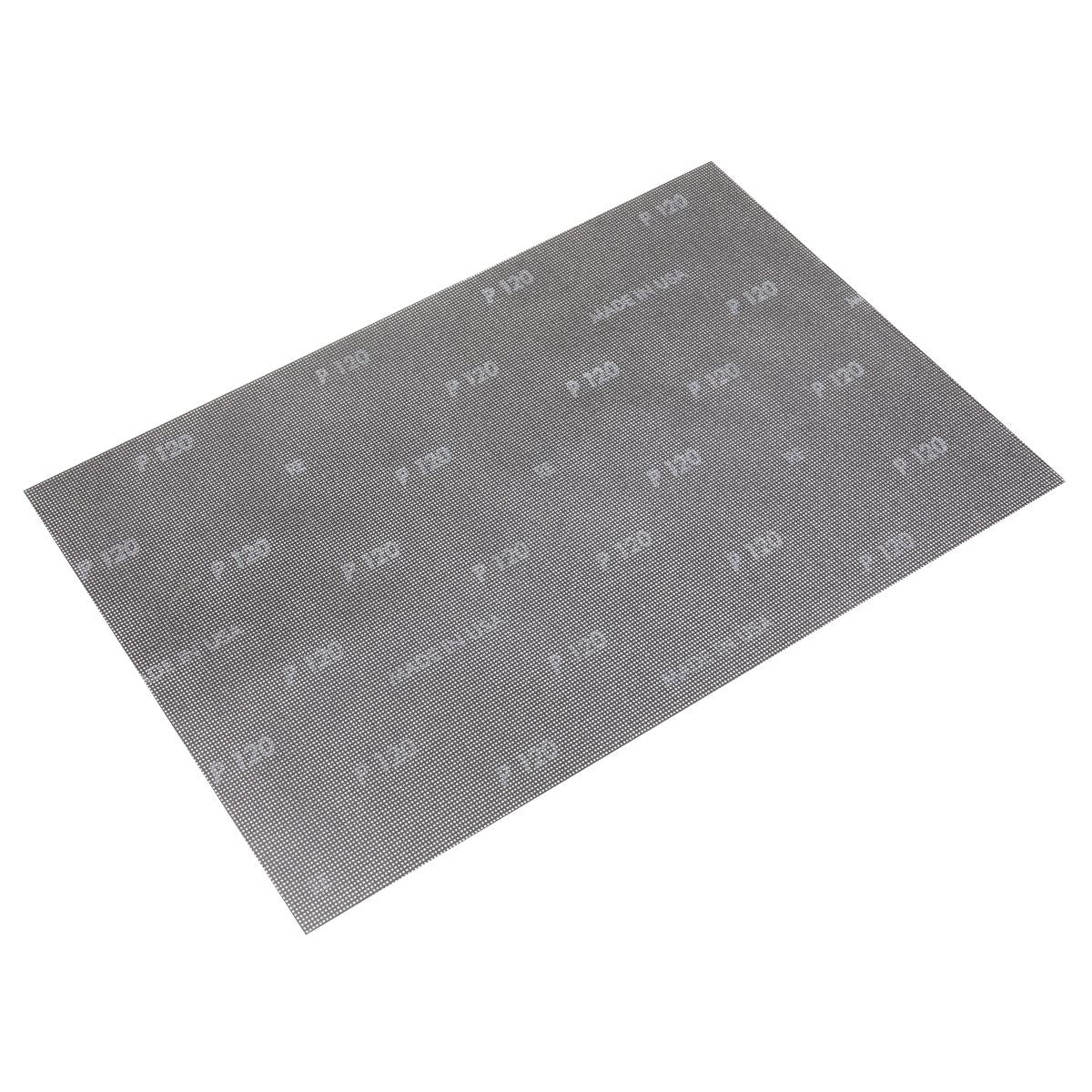 Sealey Mesh Orbital Screen Sheets 12 x 18" 120Grit - Pack of 10 MOS1218120